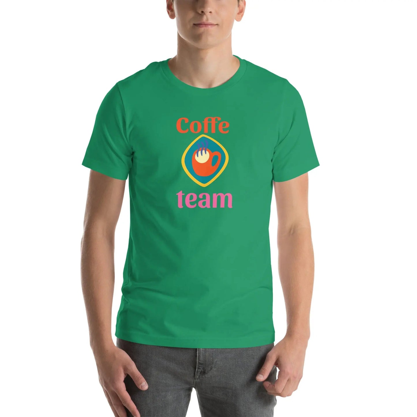 Coffee Team Unisex Cotton T-Shirt - Coffee Lovers EME