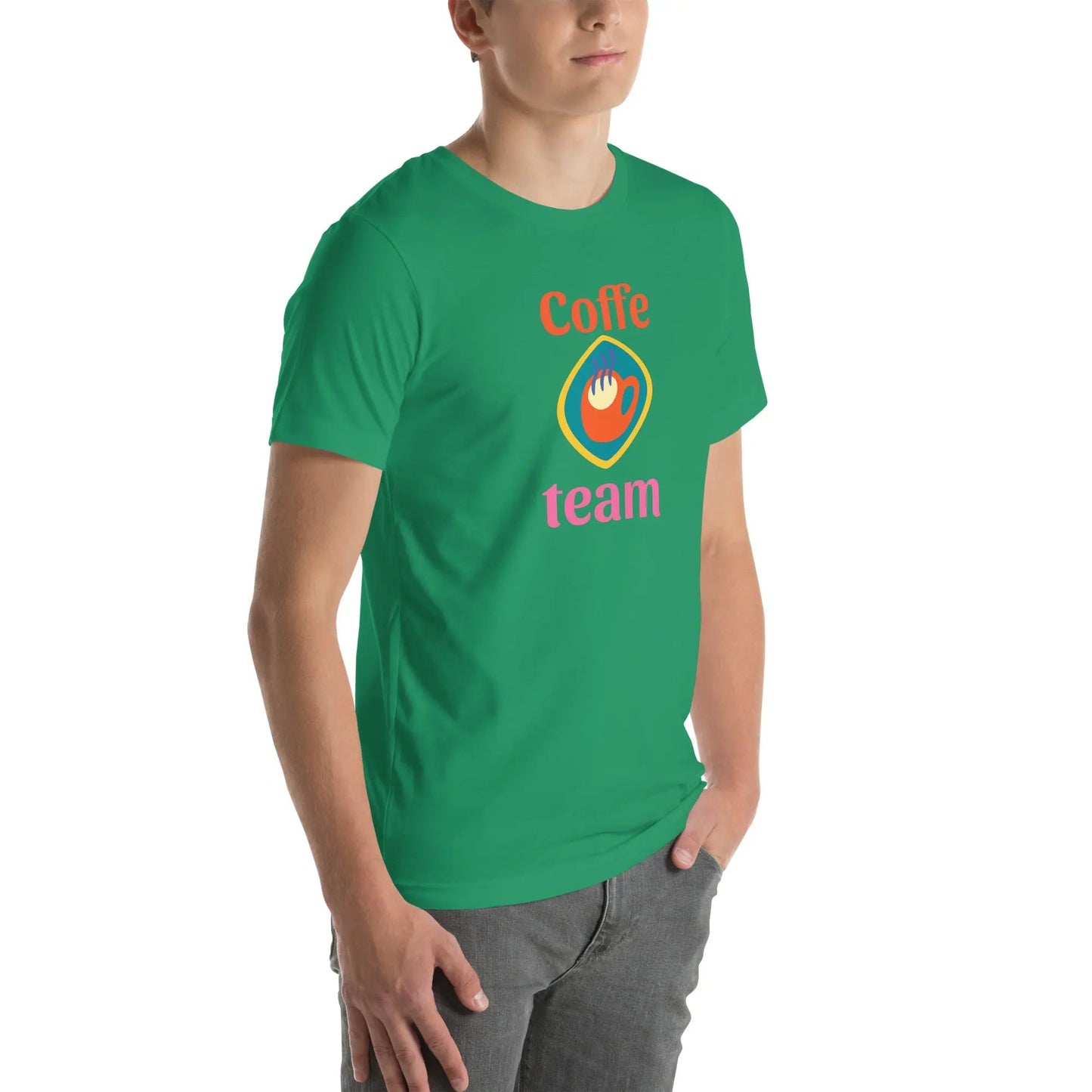 Coffee Team Unisex Cotton T-Shirt - Coffee Lovers EME