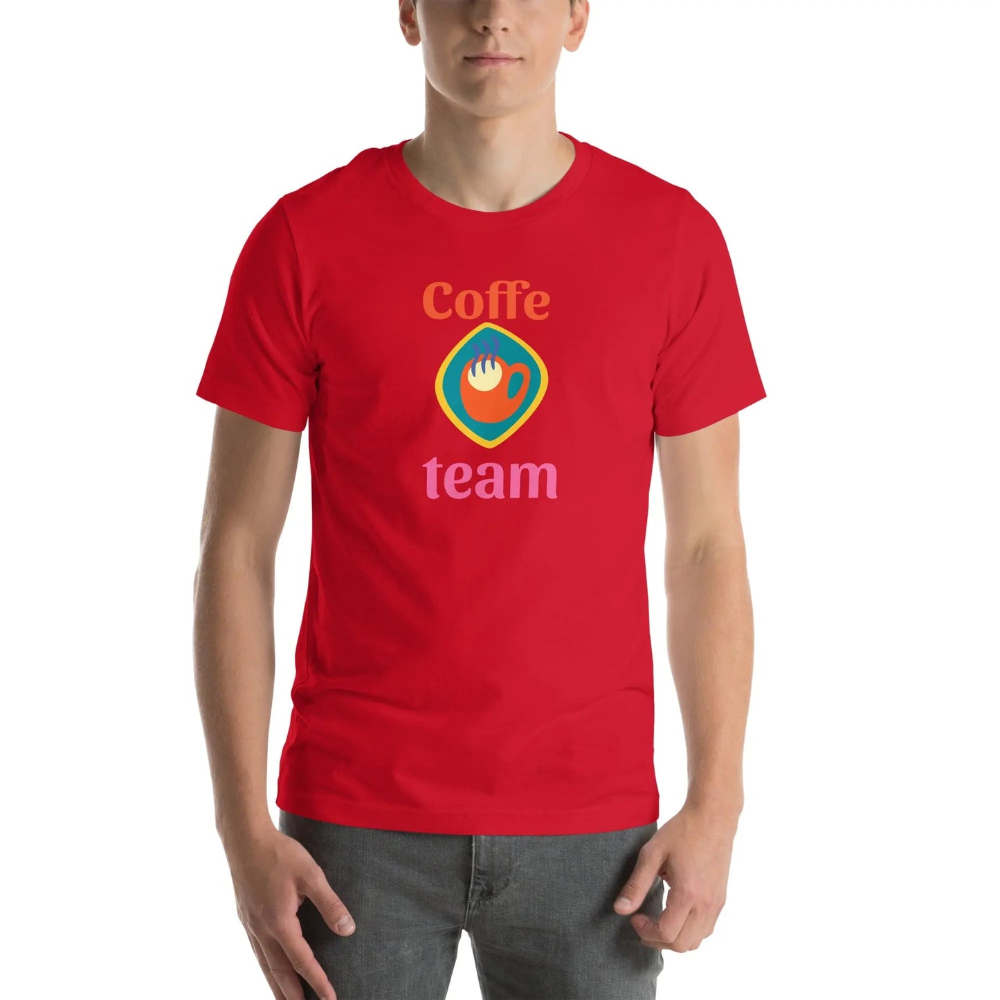 Coffee Team Unisex Cotton T-Shirt - Coffee Lovers EME