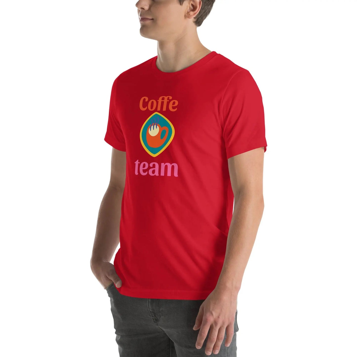 Coffee Team Unisex Cotton T-Shirt - Coffee Lovers EME