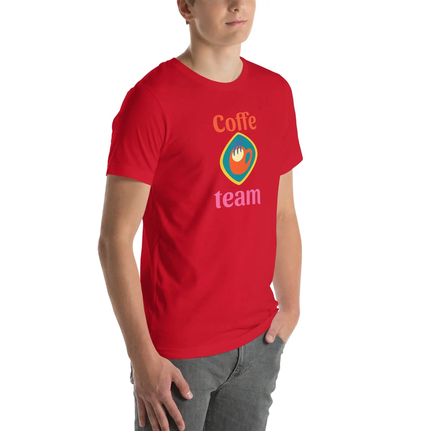 Coffee Team Unisex Cotton T-Shirt - Coffee Lovers EME