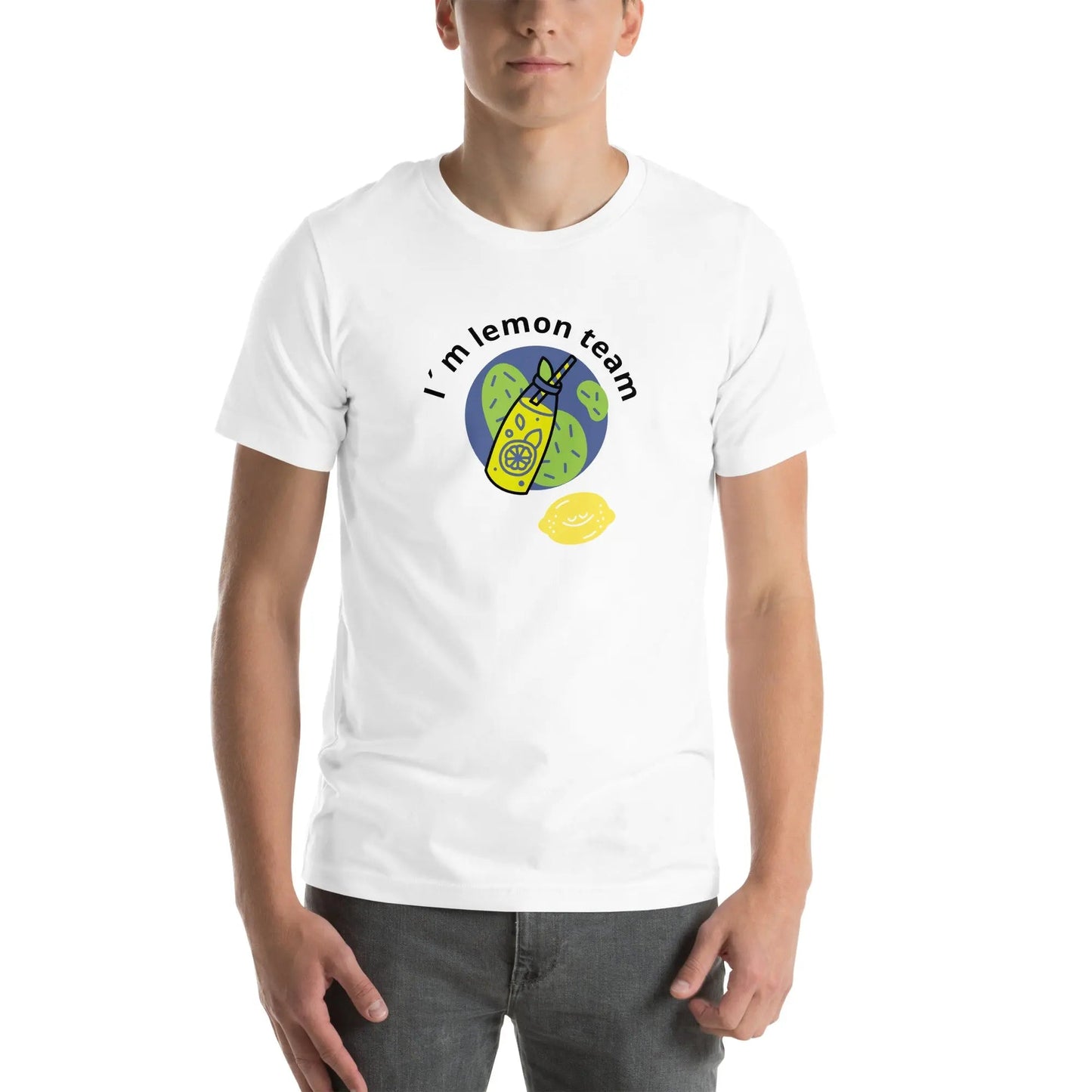 Camiseta unisex de manga corta Lemon TEAM