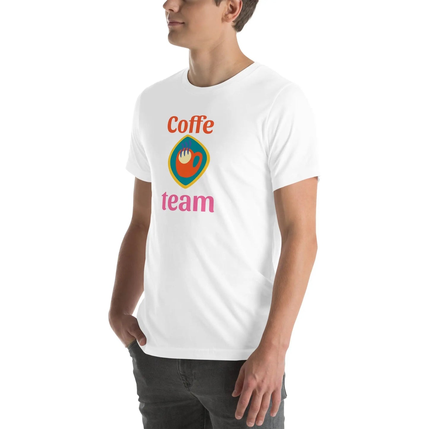 Coffee Team Unisex Cotton T-Shirt - Coffee Lovers EME