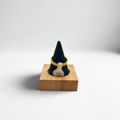 Anillo de Trébol Blanco Nácar 100% Acero Bañado en Oro 18K