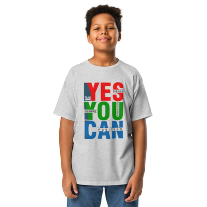 Camiseta para niño Piensa Positivo
