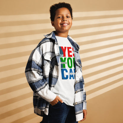 Camiseta para niño Piensa Positivo